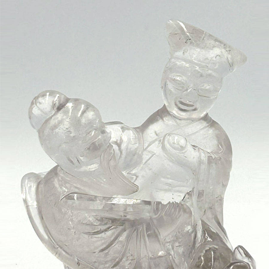 Chinese Rock Crystal Carving 20th