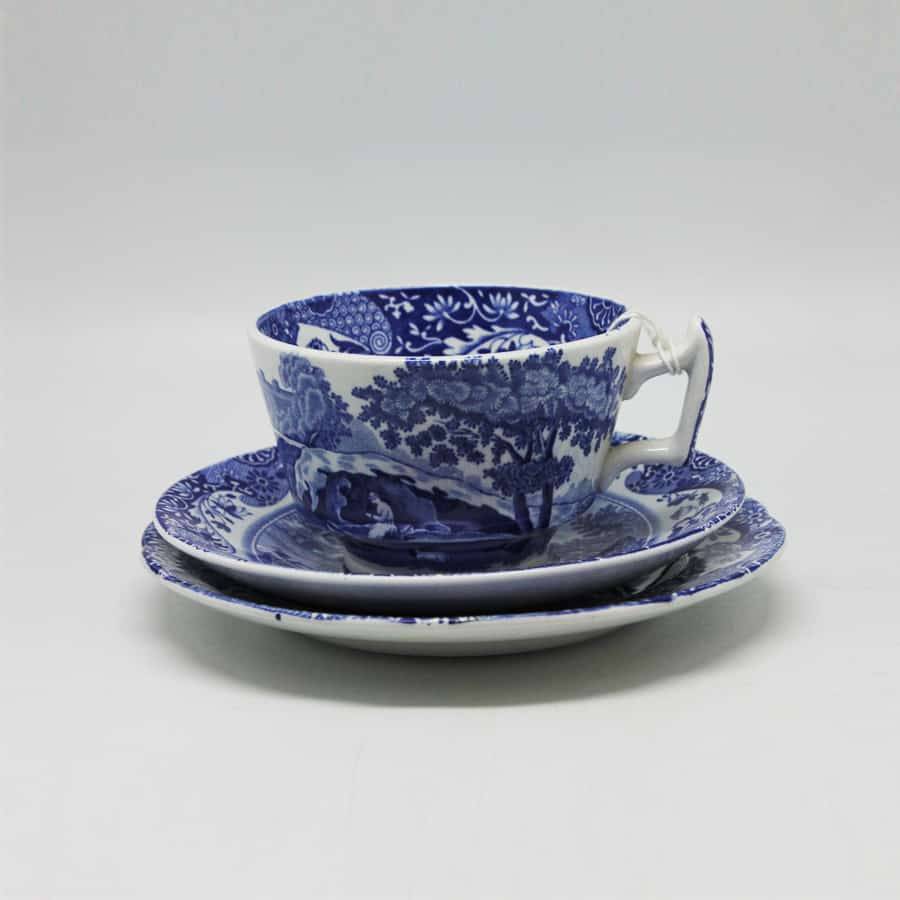 Copeland Spode Blue Italian Tea Trio