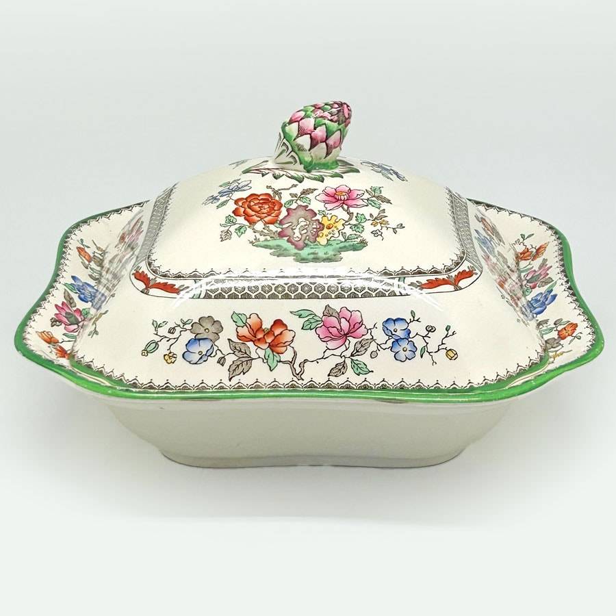 Copeland Spode Chinese Rose Vegetable Bowl