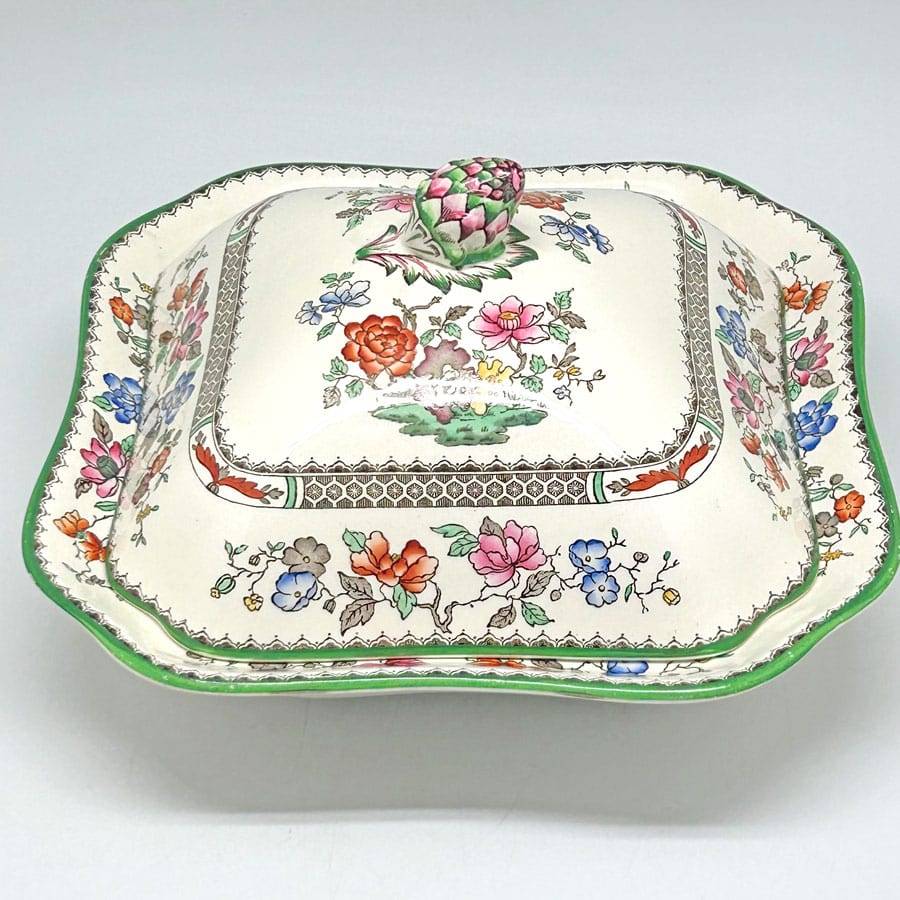 Copeland Spode Chinese Rose Vegetable Bowl