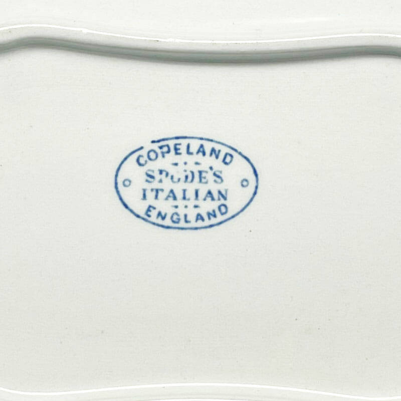 Copeland Spode Blue Italian Sauce Boat and Stand
