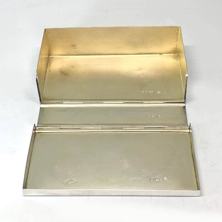 Edwardian Hallmarked Silver Hunters Lunch Box London 1901
