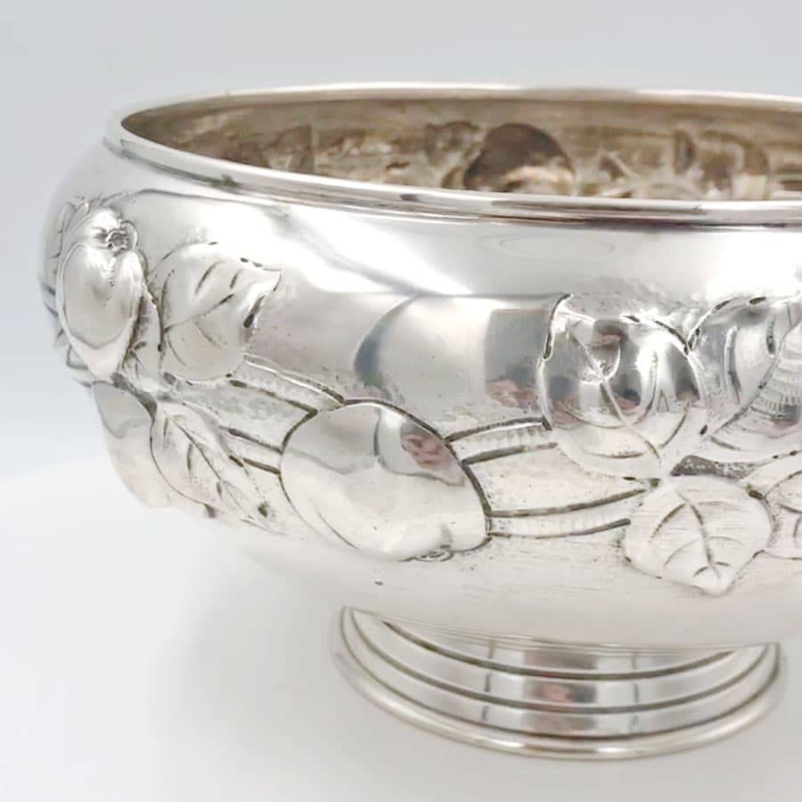 German Silver Rose Bowl 830 Standard