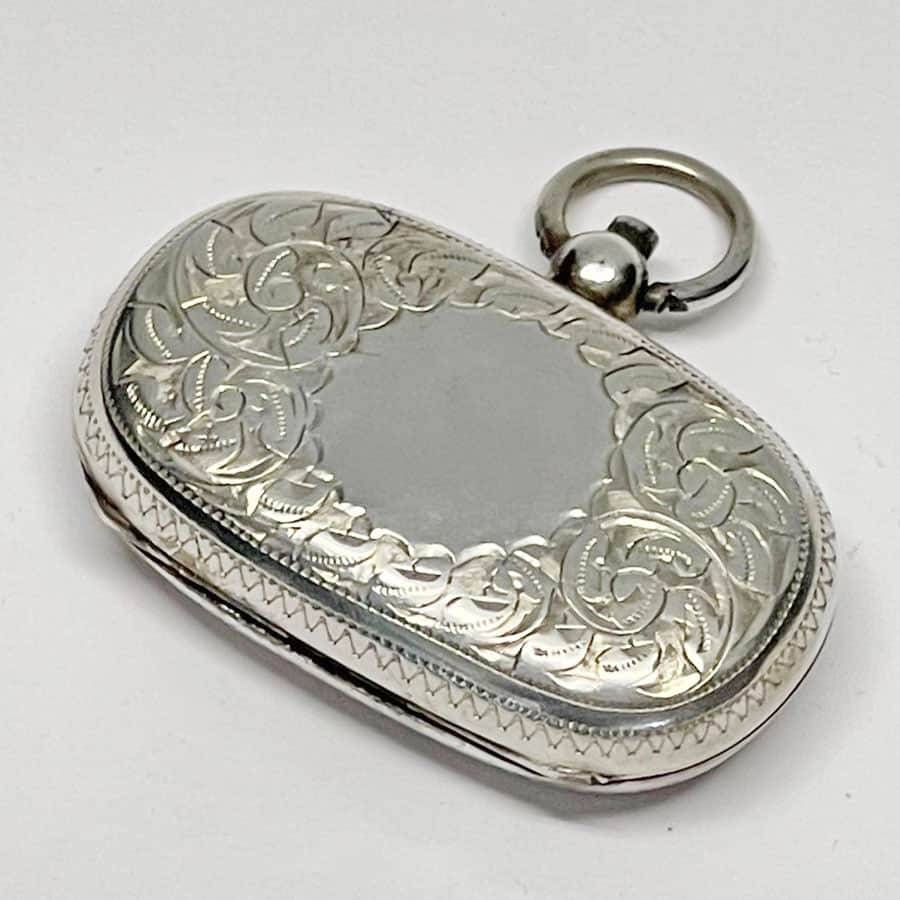 Hallmarked Double Silver Sovereign Case 1902