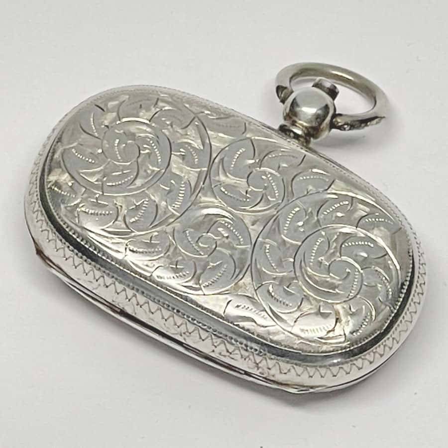 Hallmarked Double Silver Sovereign Case 1902