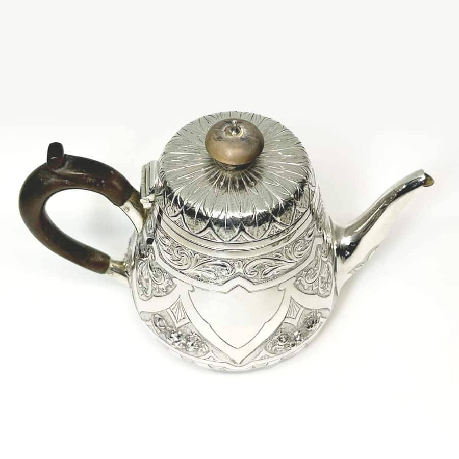 Hallmarked Silver Bachelor Tea Set London 1884