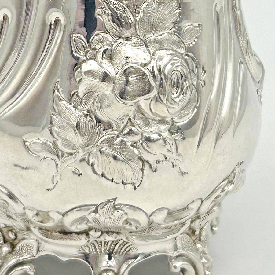 Hallmarked Silver Christening Boxed Set Martin Hall Sheffield 1879