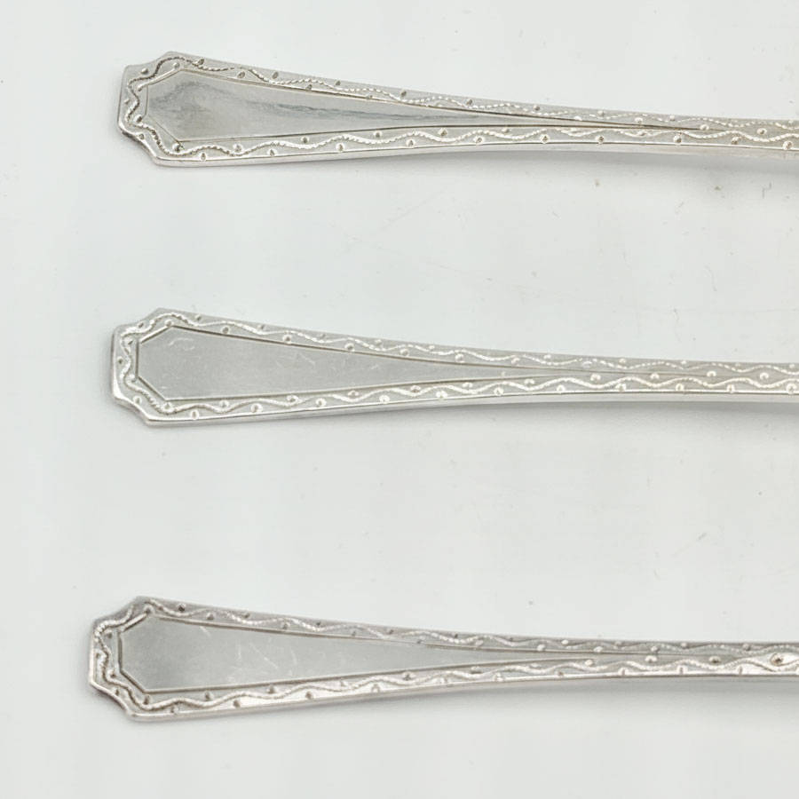 Hallmarked Silver Coffee Spoons Sheffield 1934