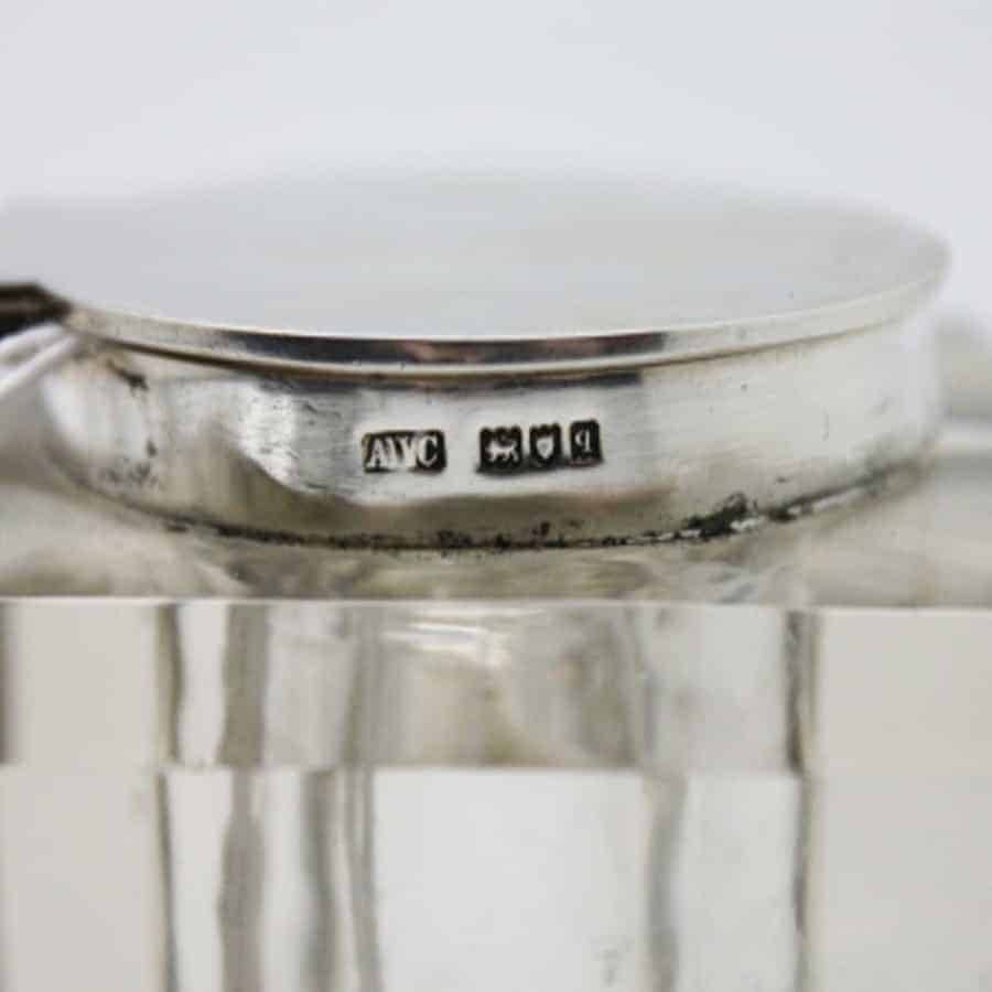 Hallmarked Silver Inkwell London 1911