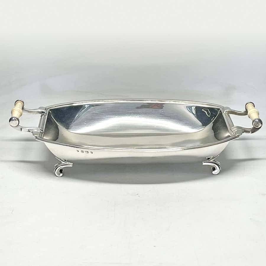 Hallmarked Silver Art Deco Birmingham Fruit Bowl 1948