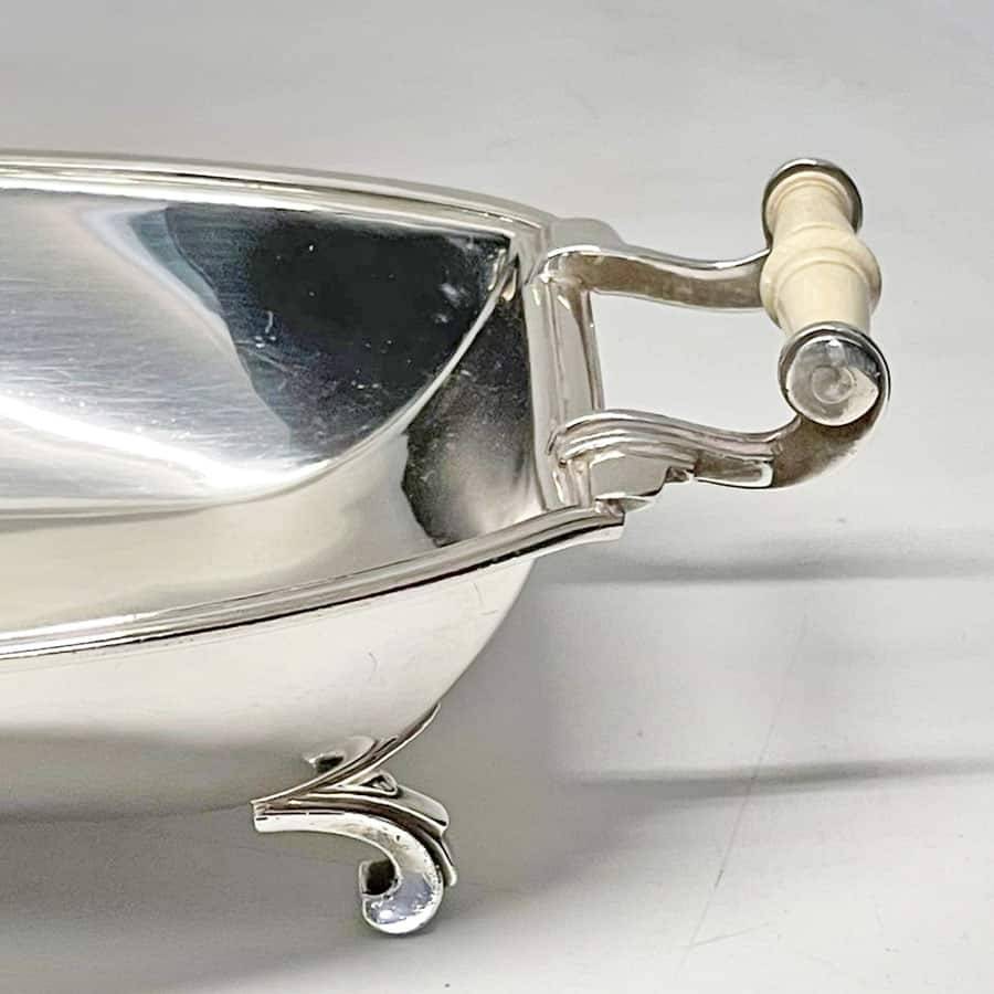 Hallmarked Silver Art Deco Birmingham Fruit Bowl 1948