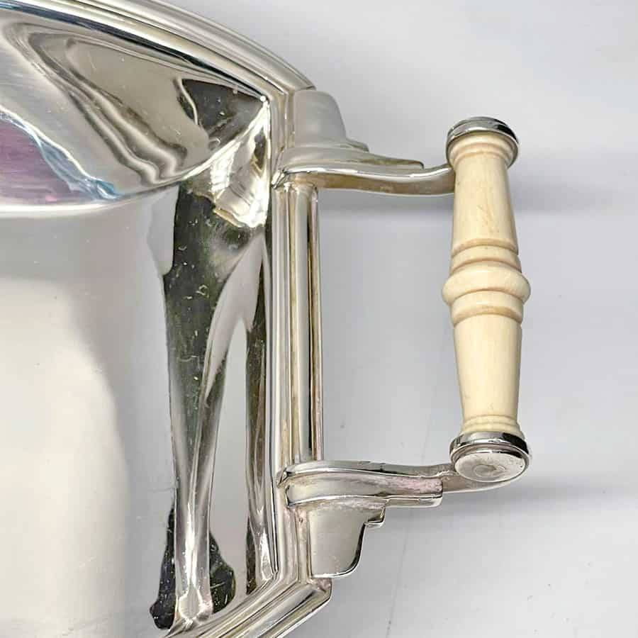 Hallmarked Silver Art Deco Birmingham Fruit Bowl 1948