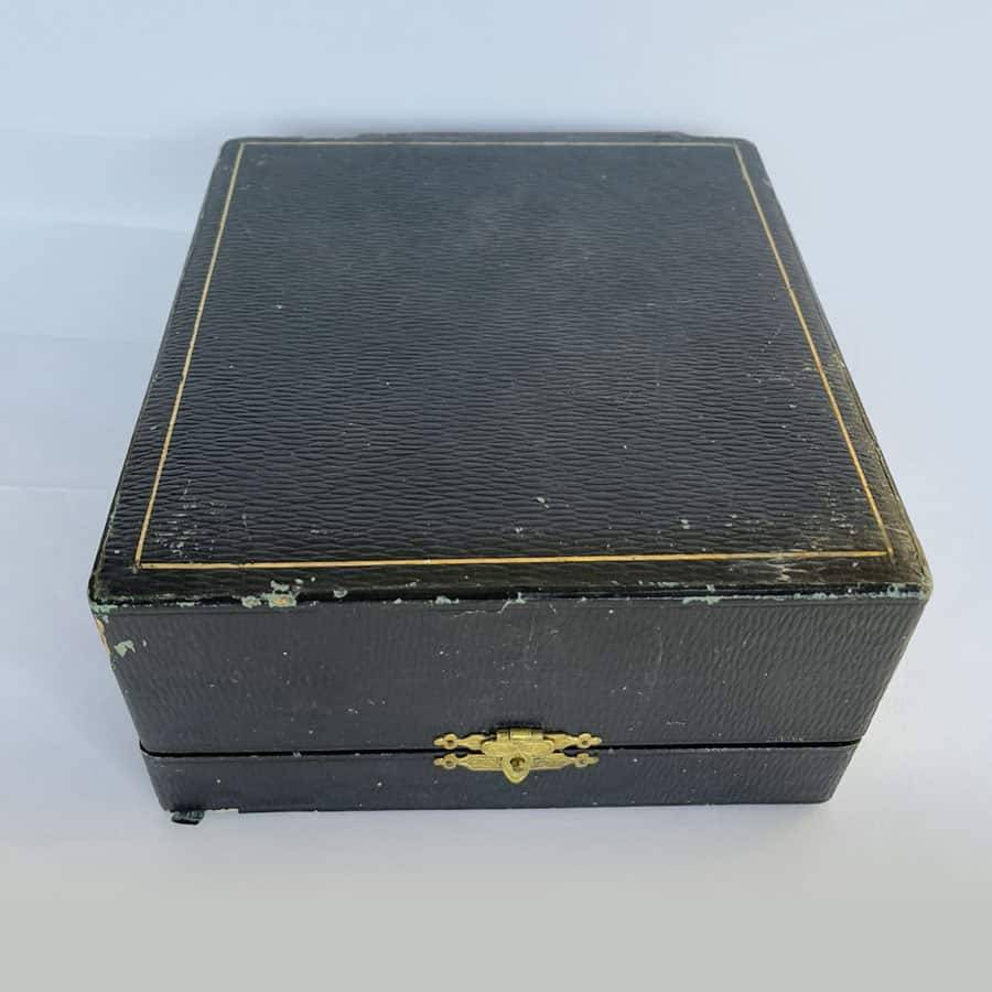 Hallmarked Silver Boxed Cream Sugar Set Sheffield 1894