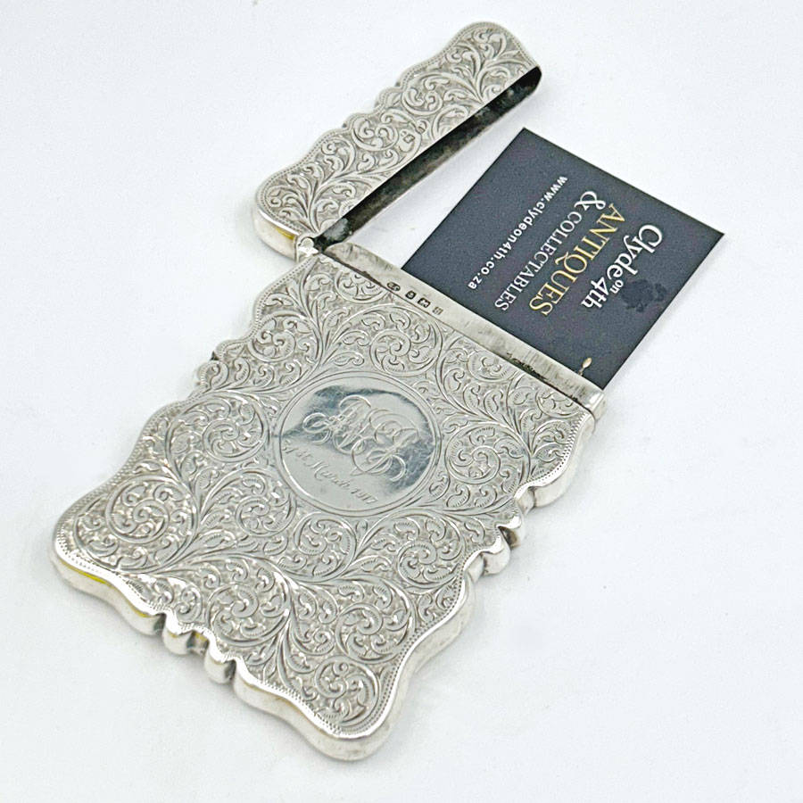 Hallmarked Silver Calling Card Case Birmingham 1907