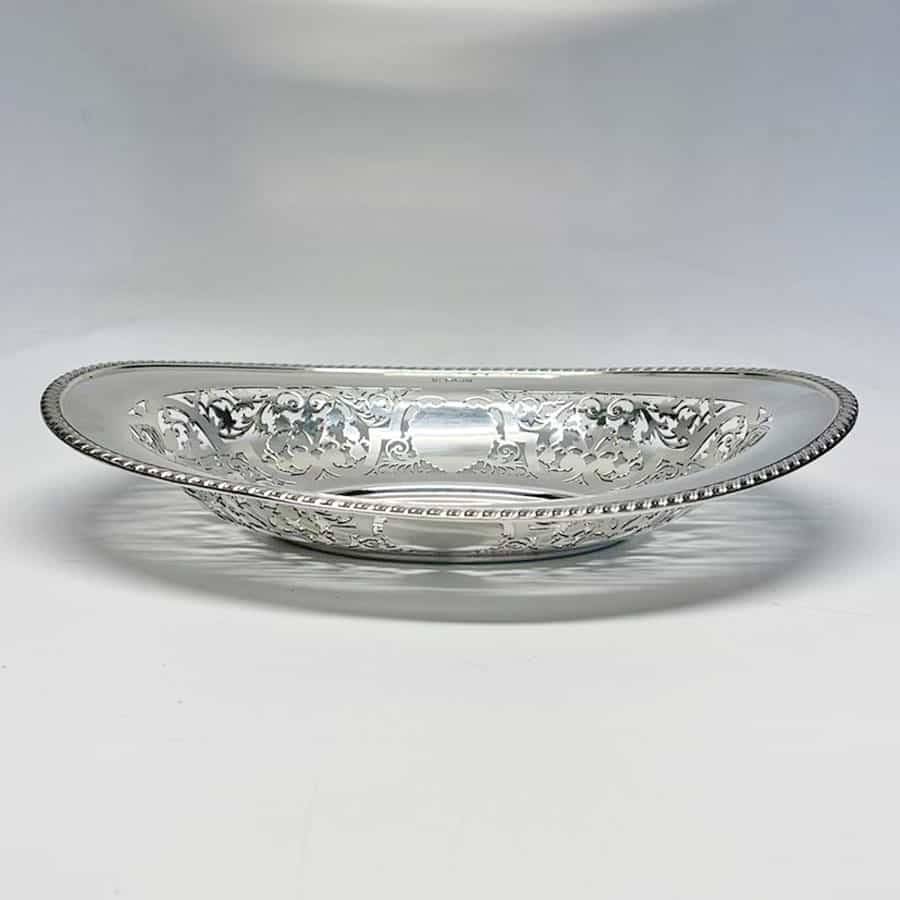 Hallmarked Silver Dish Sheffield 1900