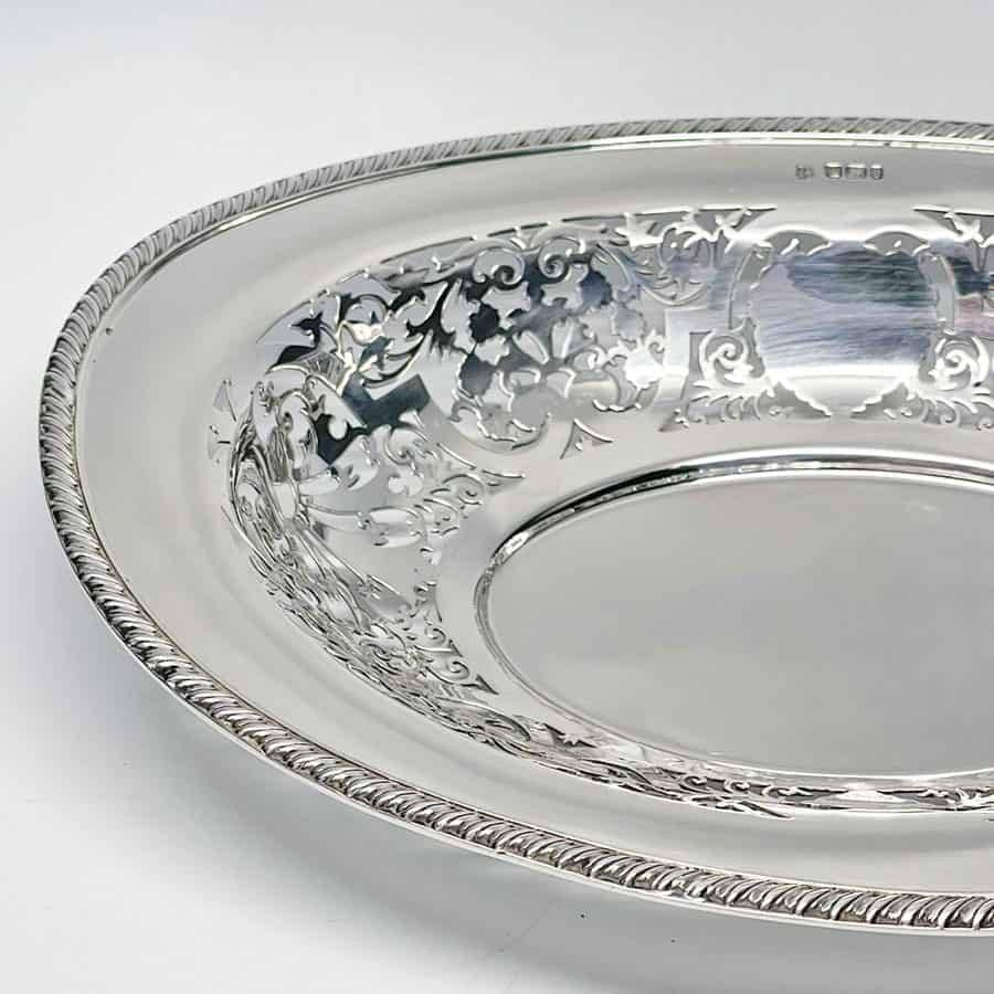 Hallmarked Silver Dish Sheffield 1900