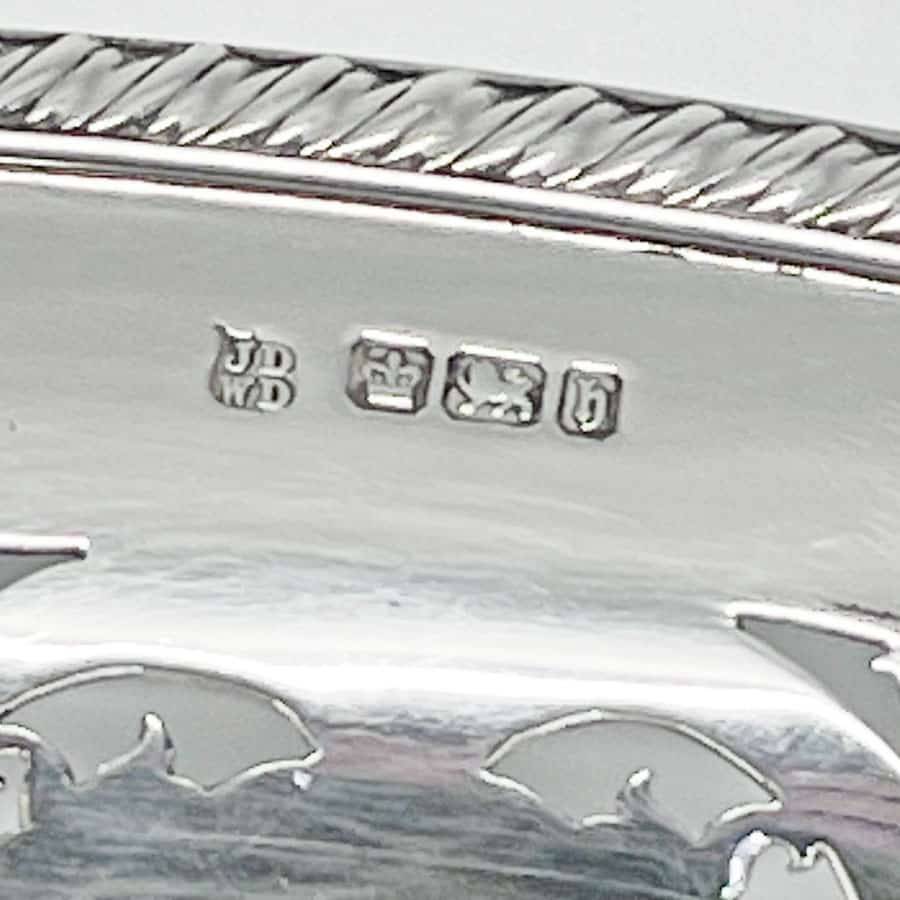 Hallmarked Silver Dish Sheffield 1900