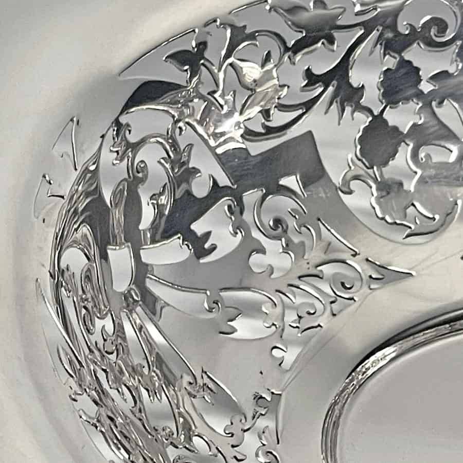 Hallmarked Silver Dish Sheffield 1900