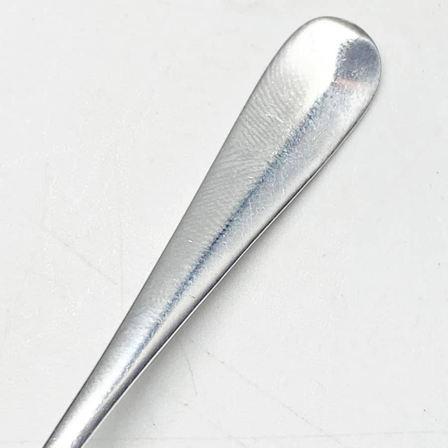 Hallmarked Silver Rat Tail Tea Spoon Set Birmingham 1924