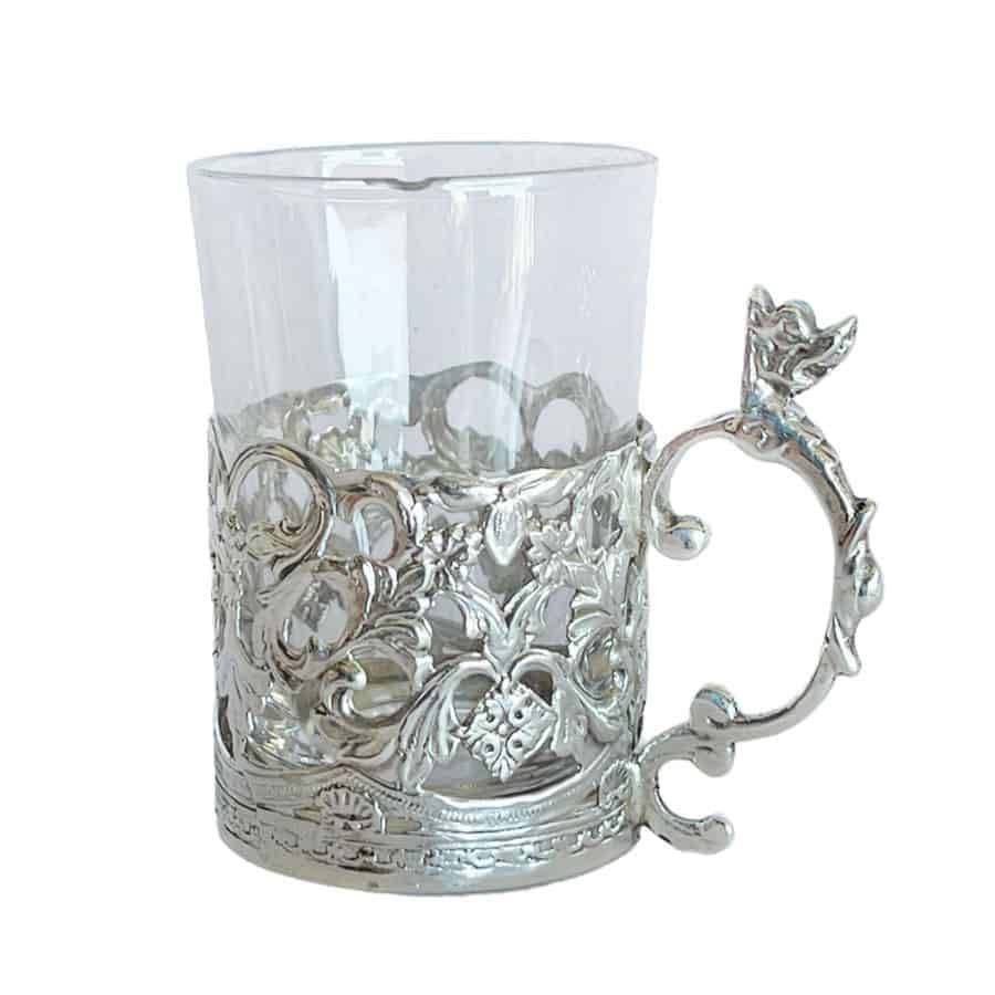 Hallmarked Silver Shot Glass Set Chester 1909