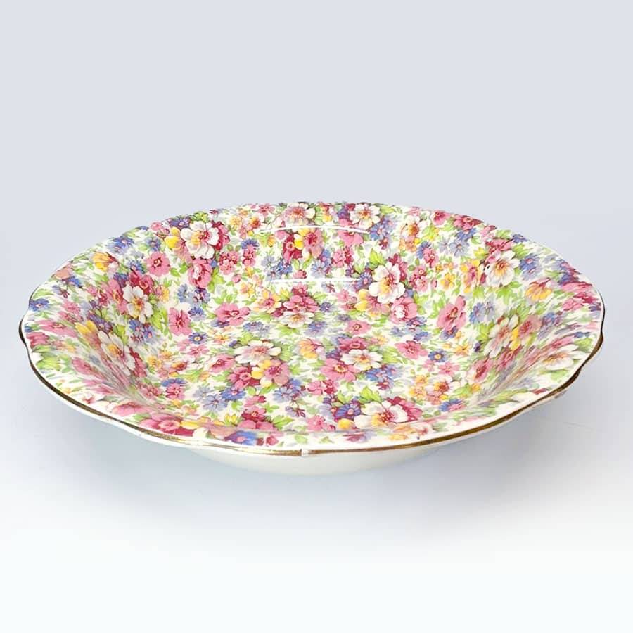 James Kent Du Barry Chintz Salad Bowl C1930