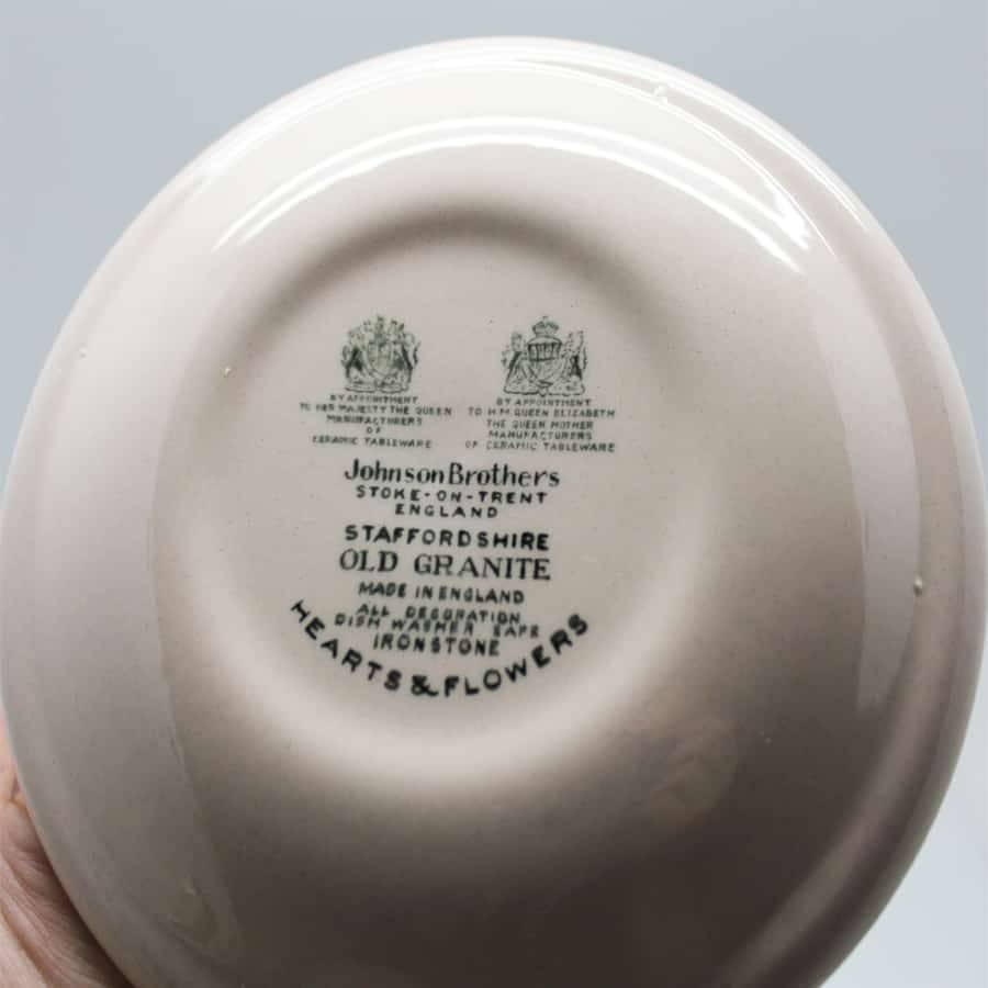 Johnson Brothers Hearts and Flowers Pattern Trio