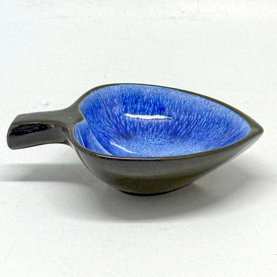 Kalahari South African Pottery Purple Glaze Dish