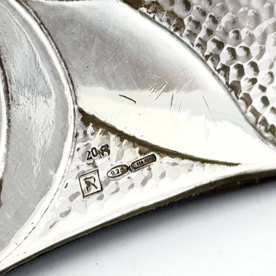 Large Italian 925 Silver Picture Frame Otto Viani