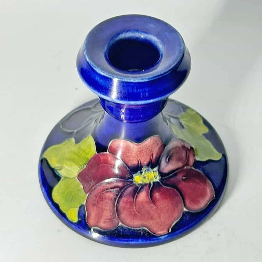 Moorcroft Clematis Candlestick