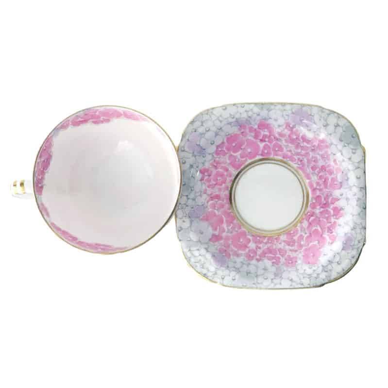Paragon Hydrangea Demitasse Cup and Saucer G870