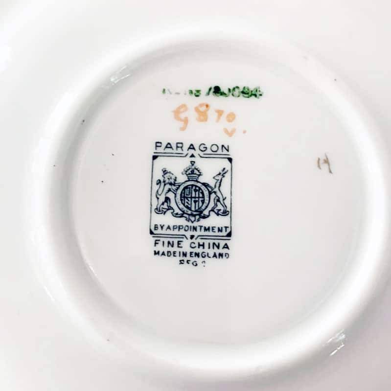 Paragon Hydrangea Demitasse Cup and Saucer G870