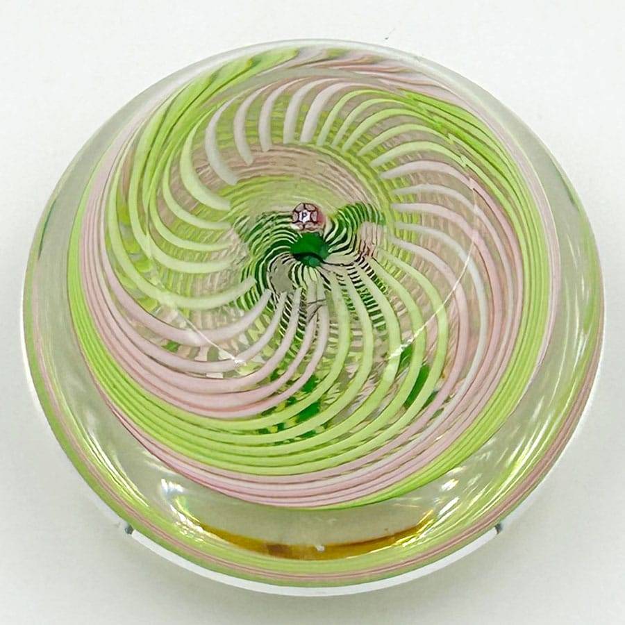 Perthshire Nosegay Floral Glass Paperweight 1977