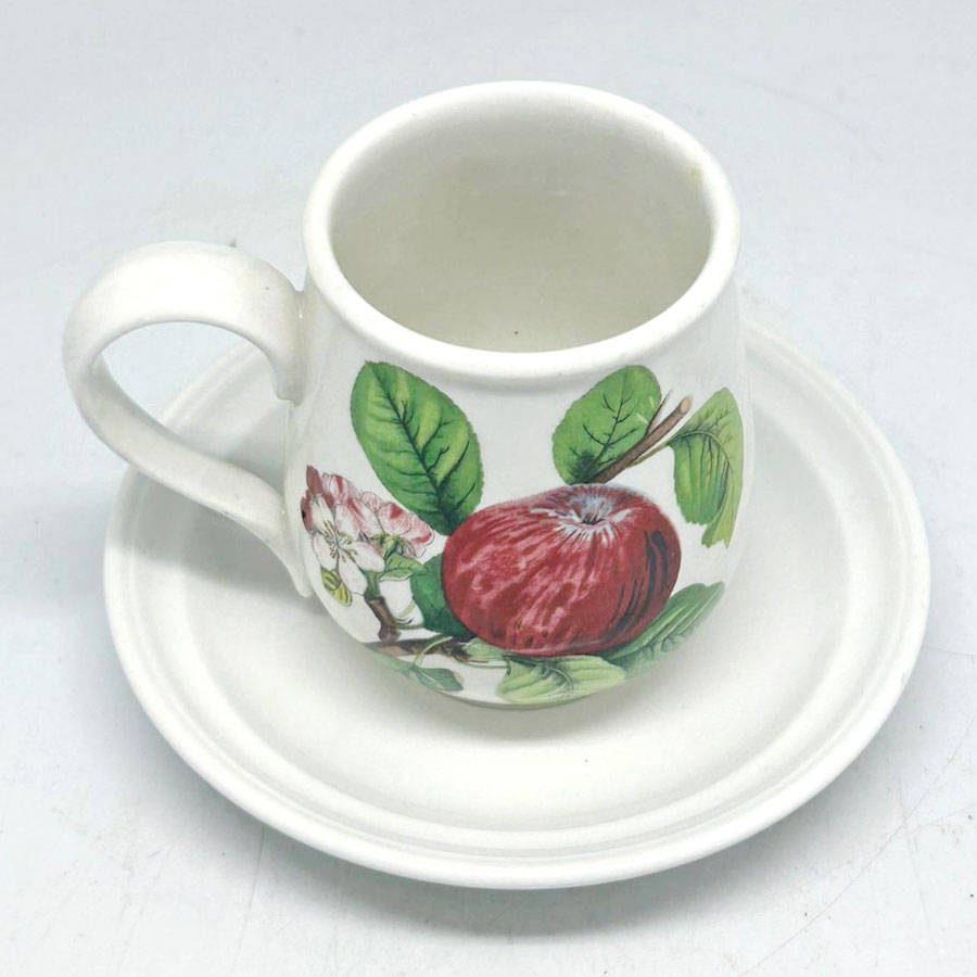 Portmeirion Pomona Morning Apple Coffee Duo