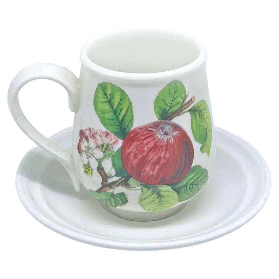 Portmeirion Pomona Morning Apple Coffee Duo