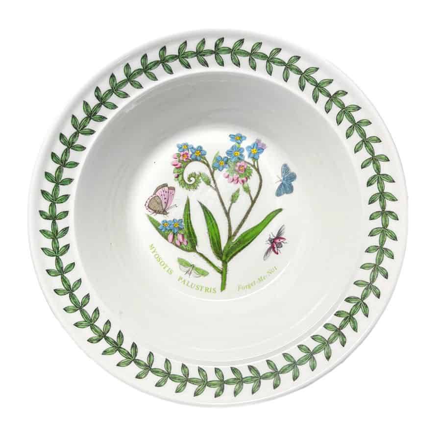Portmeirion Botanic Garden Lipped Dessert Forget Me Not