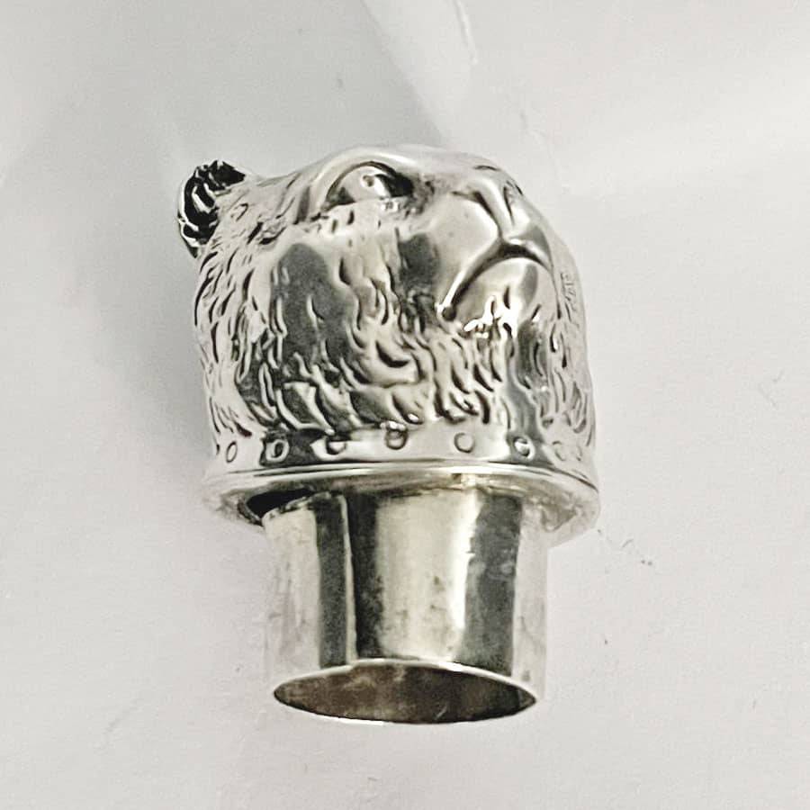 Rare Victorian Cast Silver Novelty Cat Pepperrette London 1877 Edward Stockwell