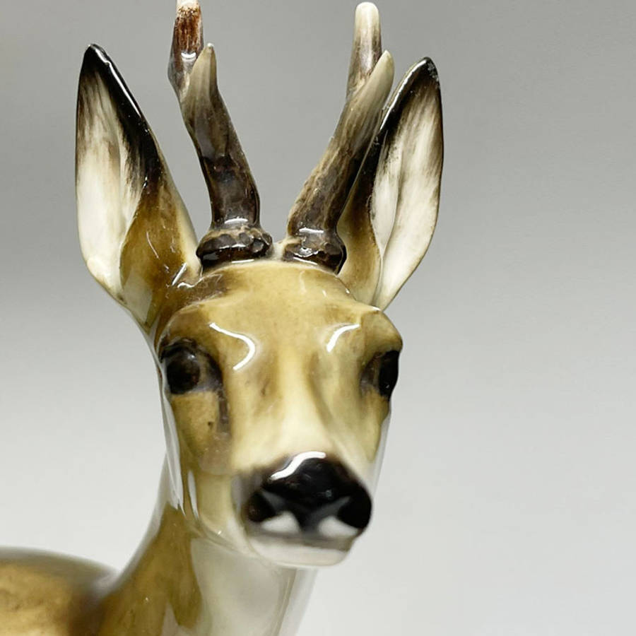 Rare Hutschenreuther Deer Group Tutter Germany
