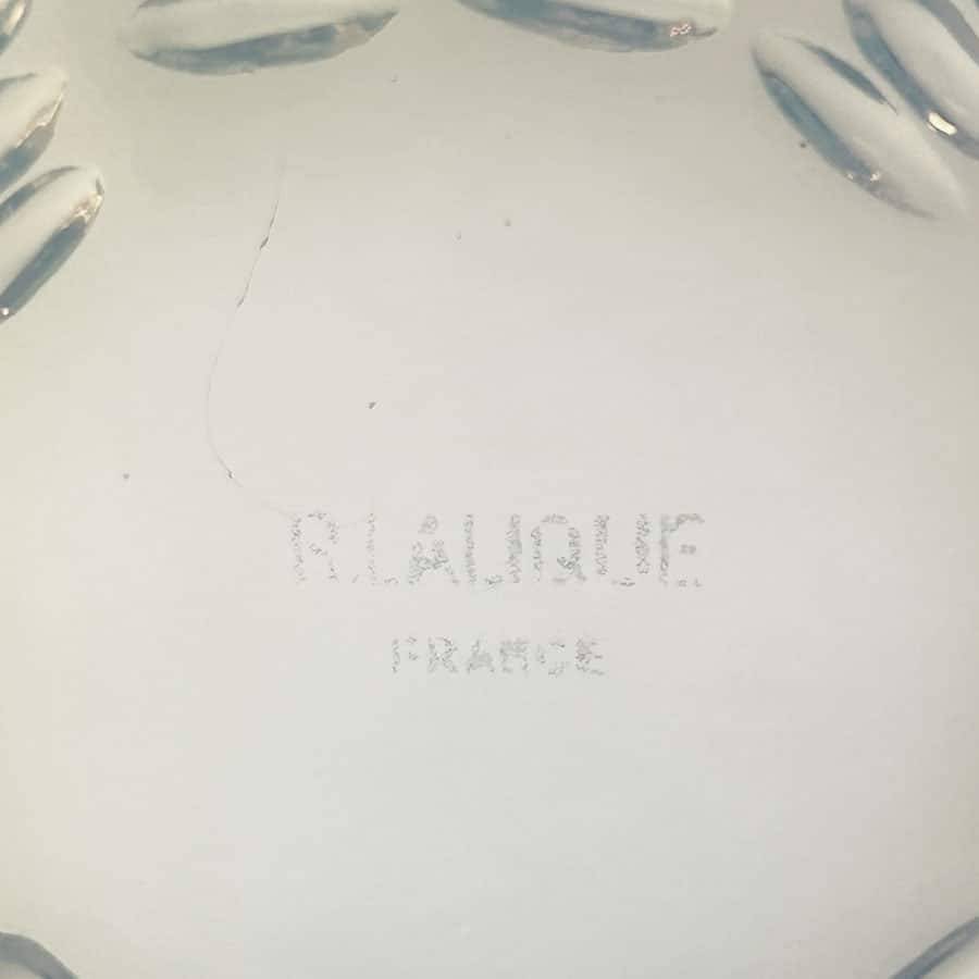 Rene Lalique Ondes Opalescent Plate C1935