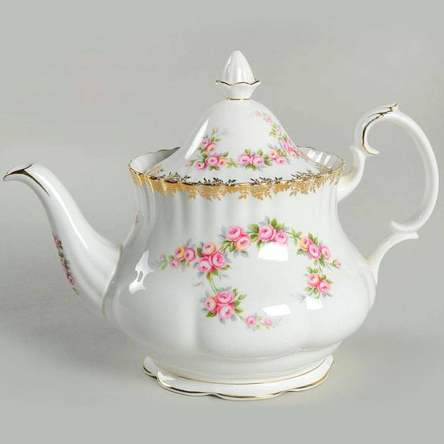 Royal Albert Dimity Rose Tea Pot