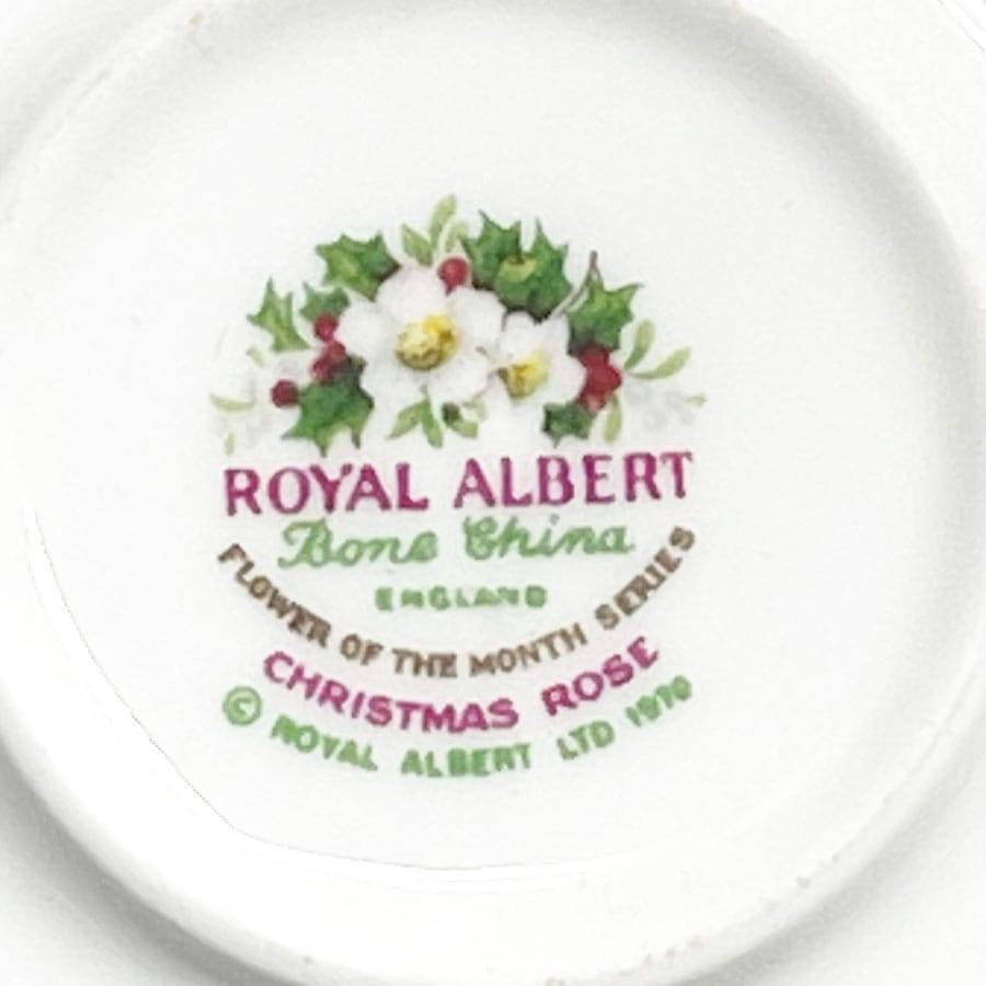 Royal Albert Miniature Flower Of The Month Duo December