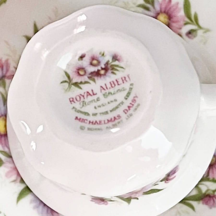 Royal Albert Miniature Flower Of The Month Duo September