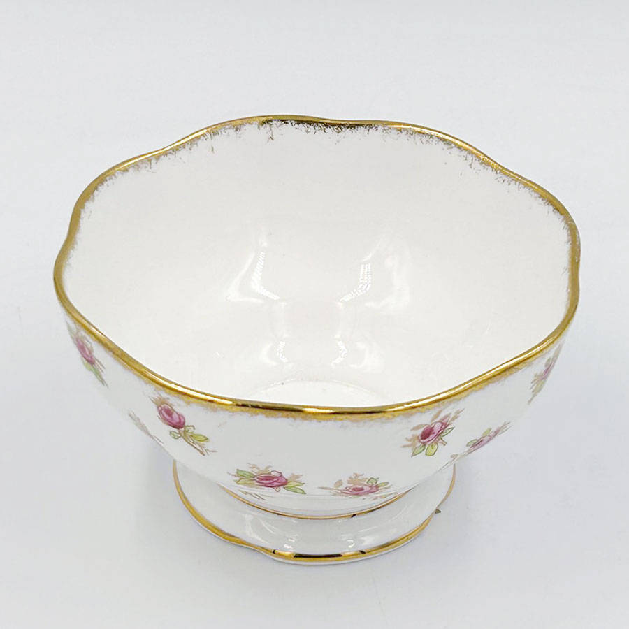 Royal Albert Pink Rosebud Sugar Bowl C1925