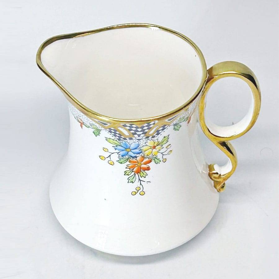Royal Albert Crown China Floral Tea Milk Jug C1920