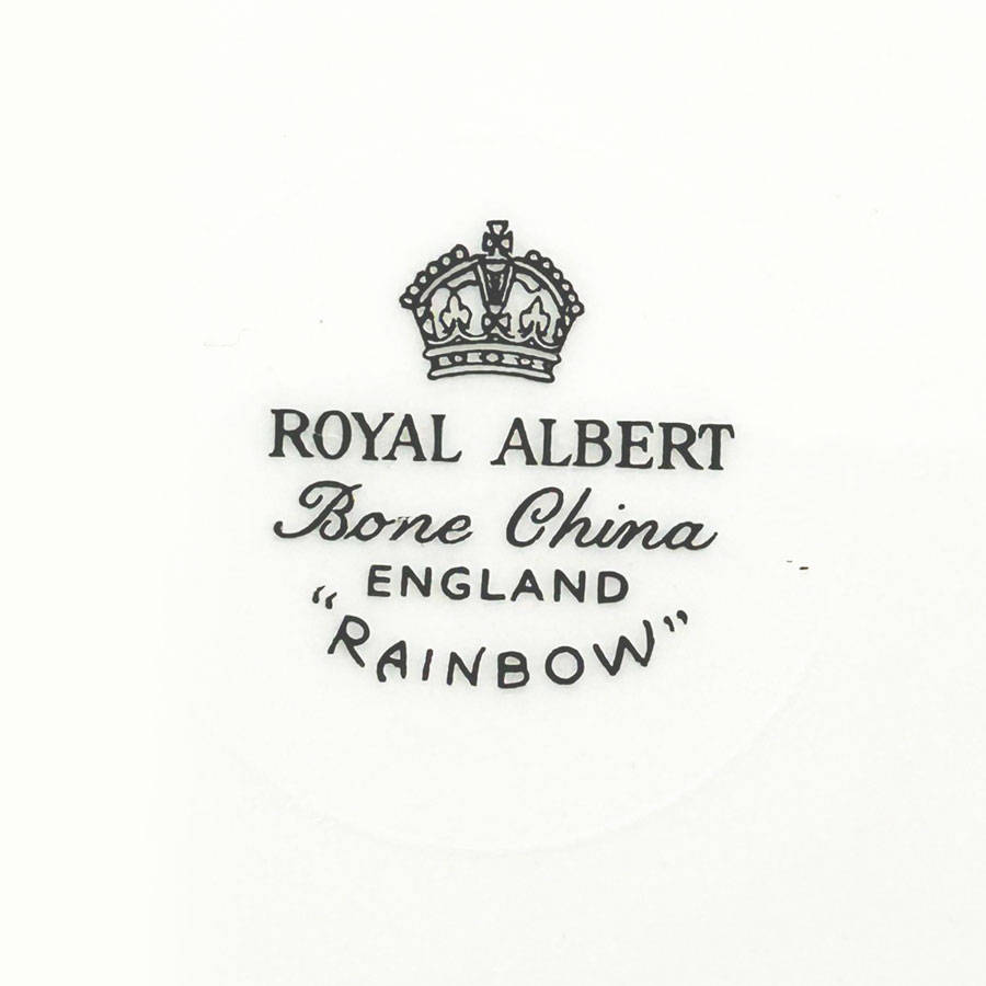 Royal Albert Rainbow Purple Montrose Tea Trio