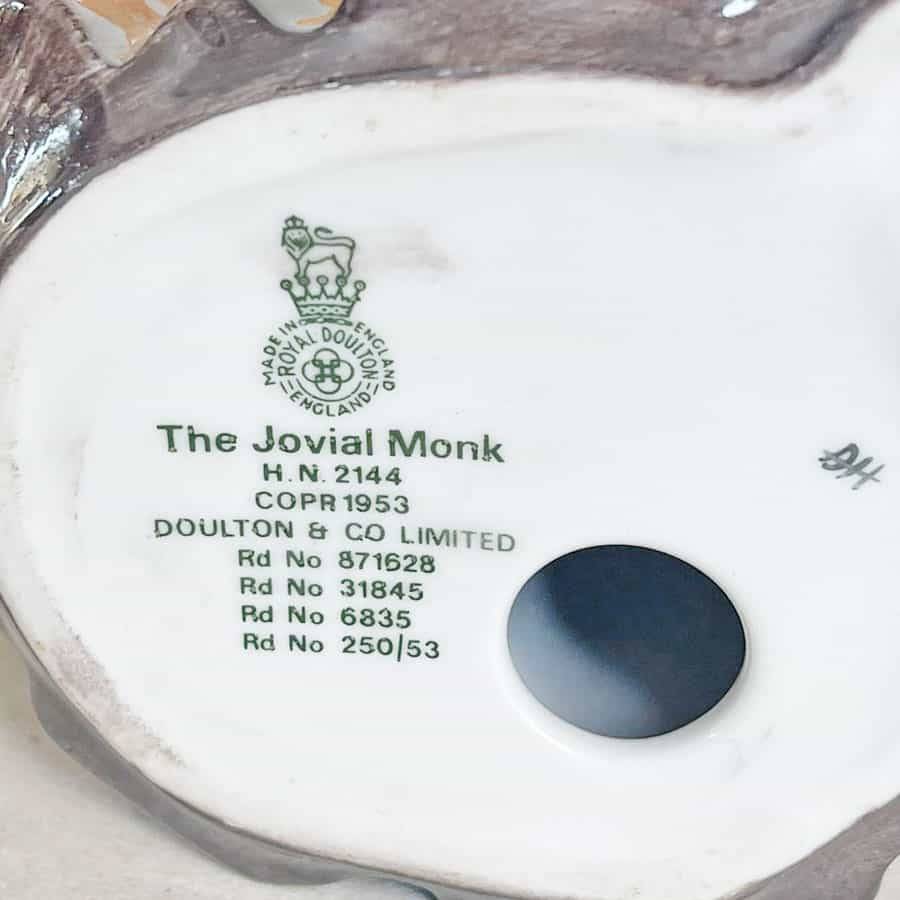 Royal Doulton Figurine Jovial Monk HN2144