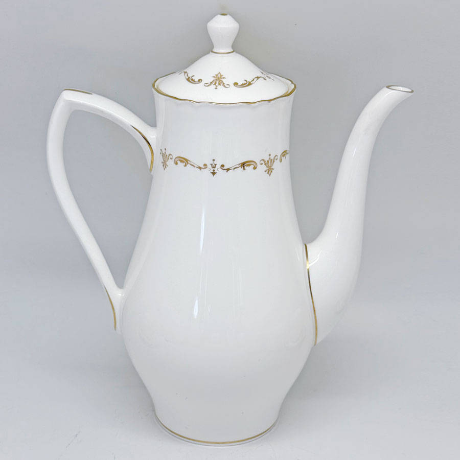 Royal Worcester Gold Chantilly Coffee Service