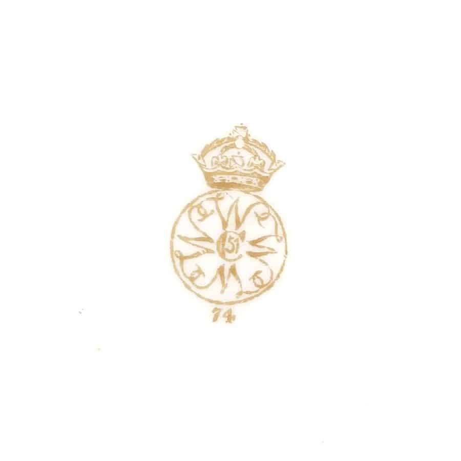 Royal Worcester Hand Painted Pink Floral Wall Plate 8988