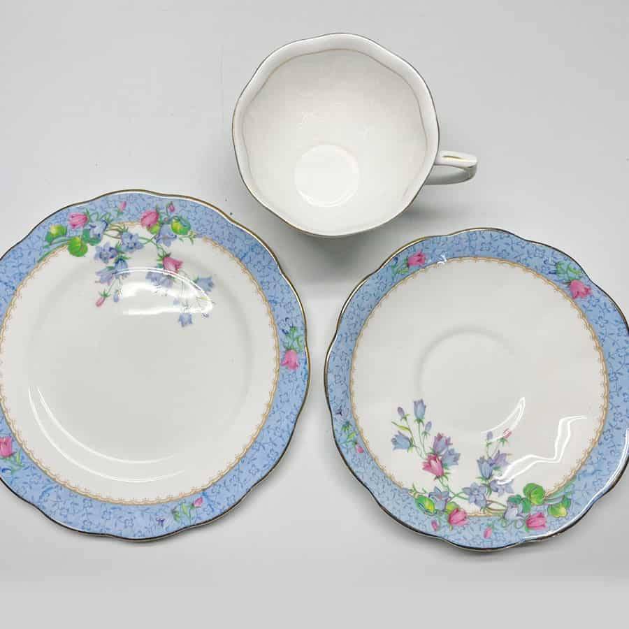 Royal Albert Harebell Tea Trio