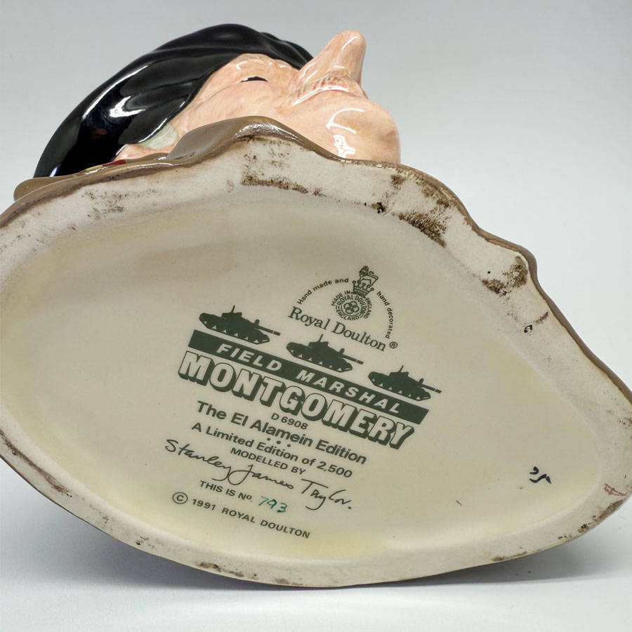 Royal Doulton Character Jug Field Marshal Montgomery Large D6908