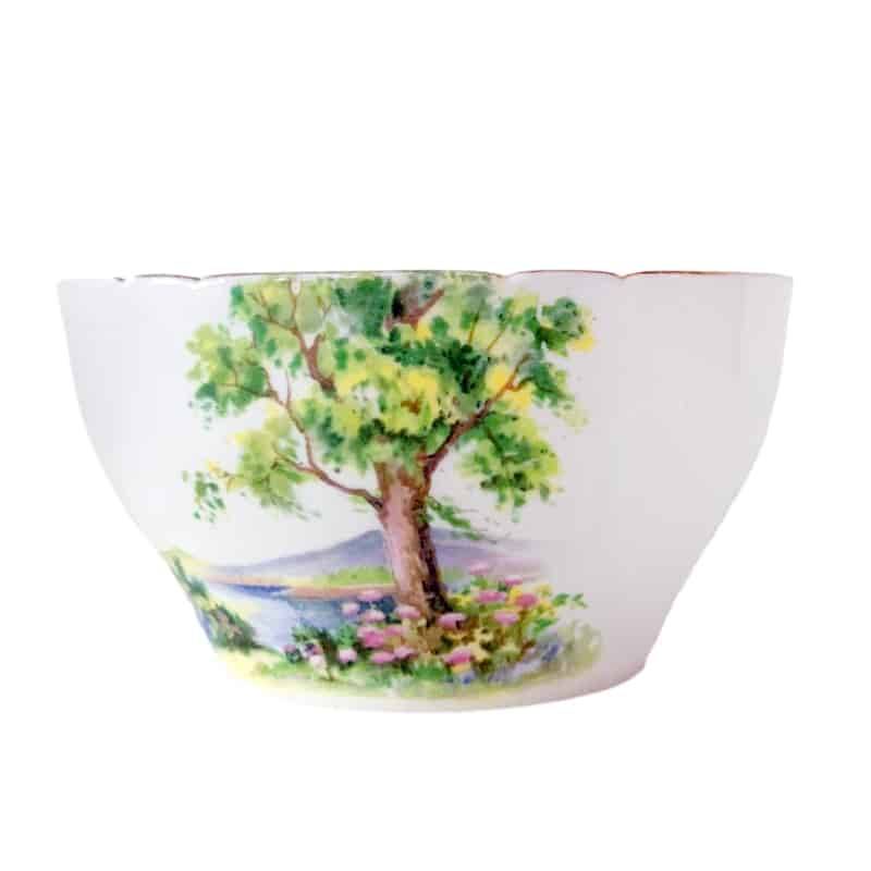 Shelley Woodlands Tea Sugar Bowl